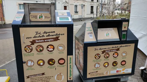 Des bornes pour collecter les biodéchets à Reims